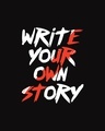 Shop Write Your Own Story Fleece Sweatshirt Black-Full