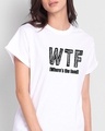 Shop WTF Food Boyfriend T-Shirt White-Front