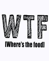 Shop WTF Food Boyfriend T-Shirt White