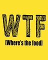 Shop WTF Food Round Neck 3/4 Sleeve T-Shirt Pineapple Yellow