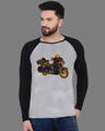 Shop Men's CVO  Motorcycle Art Premium Cotton T Shirt-Front