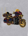 Shop Men's CVO  Motorcycle Art Premium Cotton T Shirt-Full