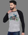 Shop Men's FatBob 2018  Motorcycle Art Premium Cotton T-shirt-Design