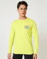 Shop Xoxo Future Full Sleeve T-Shirt Neo Mint-Front