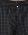 Shop Men's Black Checked Relaxed Fit Boxers