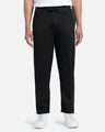 Shop Men's Black Mid Rise Regular Fit Pyjamas-Front
