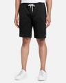 Shop Men's Black Regular Fit Shorts-Front