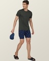 Shop Pack of 2 Men's Blue Printed Relaxed Fit Boxers