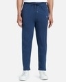 Shop Men's Blue Mid Rise Regular Fit Pyjamas-Front