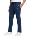 Shop Men's Blue Mid Rise Regular Fit Pyjamas-Design