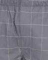 Shop Men's Checked Boxers Grey-Full