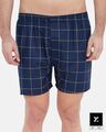 Shop Men's Checked Boxers Lime-Front