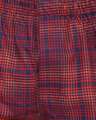 Shop Men's Checked Boxers Red & Blue-Full