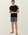 Shop Pack of 2 Men's Maroon & Black Checked Relaxed Fit Boxers