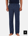 Shop Super Combed Cotton Checkered Pyjamas For Men-Front