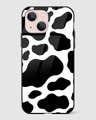 Shop Y2K Cow Print Premium Glass Case for Apple iPhone 15-Front