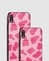 Shop Y2K Pink Cow Print Premium Glass Case for Apple iPhone XR-Design