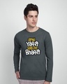 Shop Yaari Sab Pe Bhari Full Sleeve T-Shirt-Front