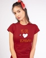 Shop Ye Dil Half Sleeve T-Shirt-Front