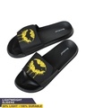 Shop Men's Black Batman Lightweight Adjustable Strap Sliders-Front