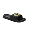 Shop Men's Black Batman Lightweight Adjustable Strap Sliders-Full