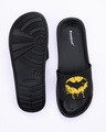 Shop Yellow Batman Men's Printed Sliders-Full