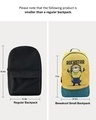 Shop Yellow & Blue Rockstar Minion Printed Small Backpack