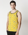 Shop Yellow Comic AOP Vest-Design