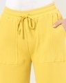 Shop Yellow Patch Pocket Casual Pants