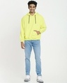 Shop Men's Yellow Plum Oversized Hoodie-Full