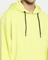 Shop Men's Yellow Plum Oversized Hoodie