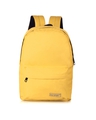 Shop Yellow Polyester Backpack-Front