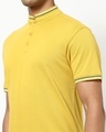 Shop Yellow Short Collar Tipping Polo