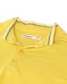 Shop Yellow Short Collar Tipping Polo
