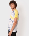 Shop Yellow Tie & Dye Half Sleeve T-shirt-Design