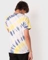 Shop Yellow Tie & Dye Half Sleeve T-shirt-Full