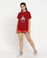 Shop Yes! Ignoring You Boyfriend T-Shirt (DL) Bold Red-Full