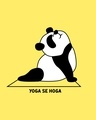 Shop Yoga Se Hoga Full Sleeve T-Shirt Empire Yellow 