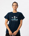 Shop Yoga Se Hoga Mickey Boyfriend T-Shirt (DL)-Front