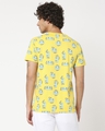 Shop Yolo Yellow AOP Half Sleeve T-Shirt