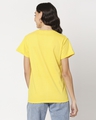 Shop Yolo Yellow Boyfriend Sleeve T-Shirt-Full