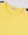 Shop Yolo Yellow Color Block Boyfriend T-Shirt