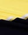 Shop Yolo Yellow Color Block T-Shirt Dress