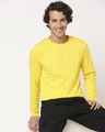 Shop Men's Yolo Yellow T-shirt-Front