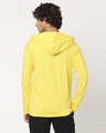 Shop Yolo Yellow Henley Hoodie T-Shirt-Full