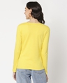 Shop Yolo Yellow Henley T-Shirt-Full