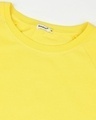 Shop Yolo Yellow Sleeve Tape Half Sleeve T-Shirt