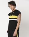 Shop Yolo Yellow Sport Trim Hoodie Vest-Design