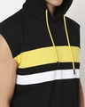 Shop Yolo Yellow Sport Trim Hoodie Vest