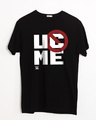 Shop You Can't See Me Half Sleeve T-Shirt (WWEL)-Front